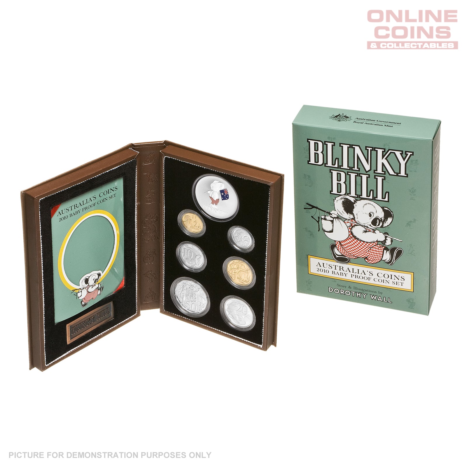 2010 Royal Australian Mint Baby PROOF Coin Set - Blinky Bill